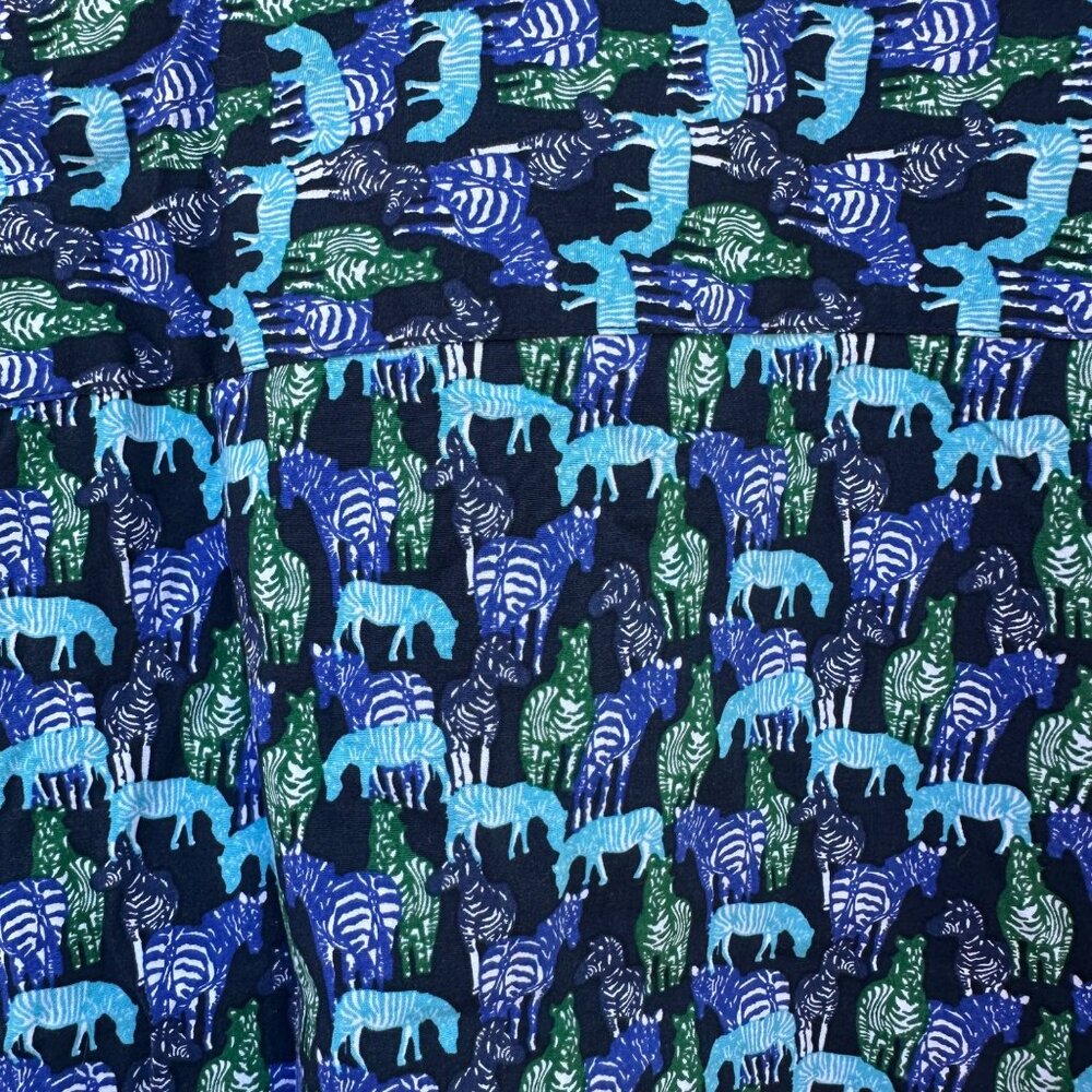 Marc Anthony Blue Zebra Luxury Button Down Mens Shirt Size XXL - Picture 11 of 11